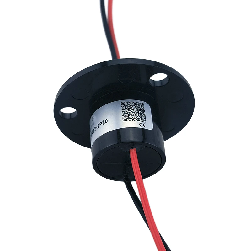 OD 22mm 2-way 10A low power cap-type slip ring capsule conductive joint rotating conductor