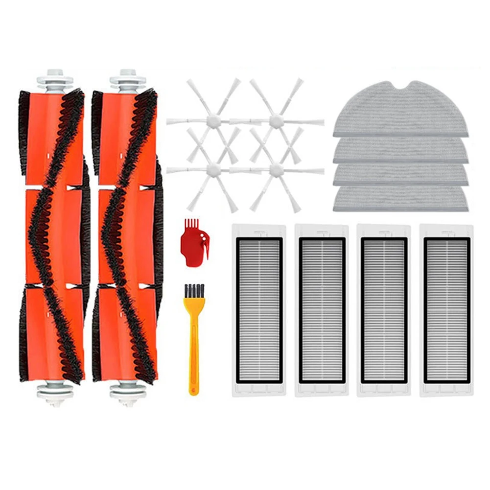 

Швабра для робота-пылесоса Xiaomi Mijia 2 STYTJ03ZHM, тряпочка с фильтром, основная боковая щетка, запасные части