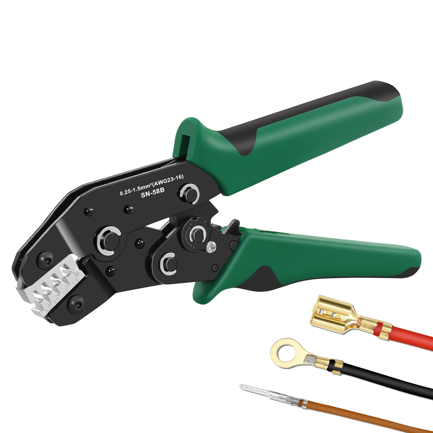 Hand Crimping Tool Wire Ratchet Crimping Plier XH2.54/DuPont2.54/2.8/4.8/6.3 JST Terminals Crimper SN-58B