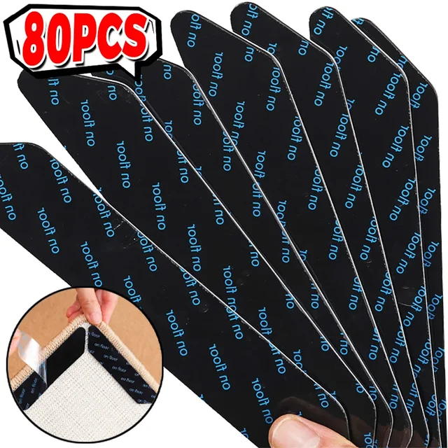 Autocollants antidérapants pour tapis réutilisables, patchs lavables Anti-arrivage, tampons fixes, tapis de sol, poignées, bouchons, bandes, vente en gros 1
