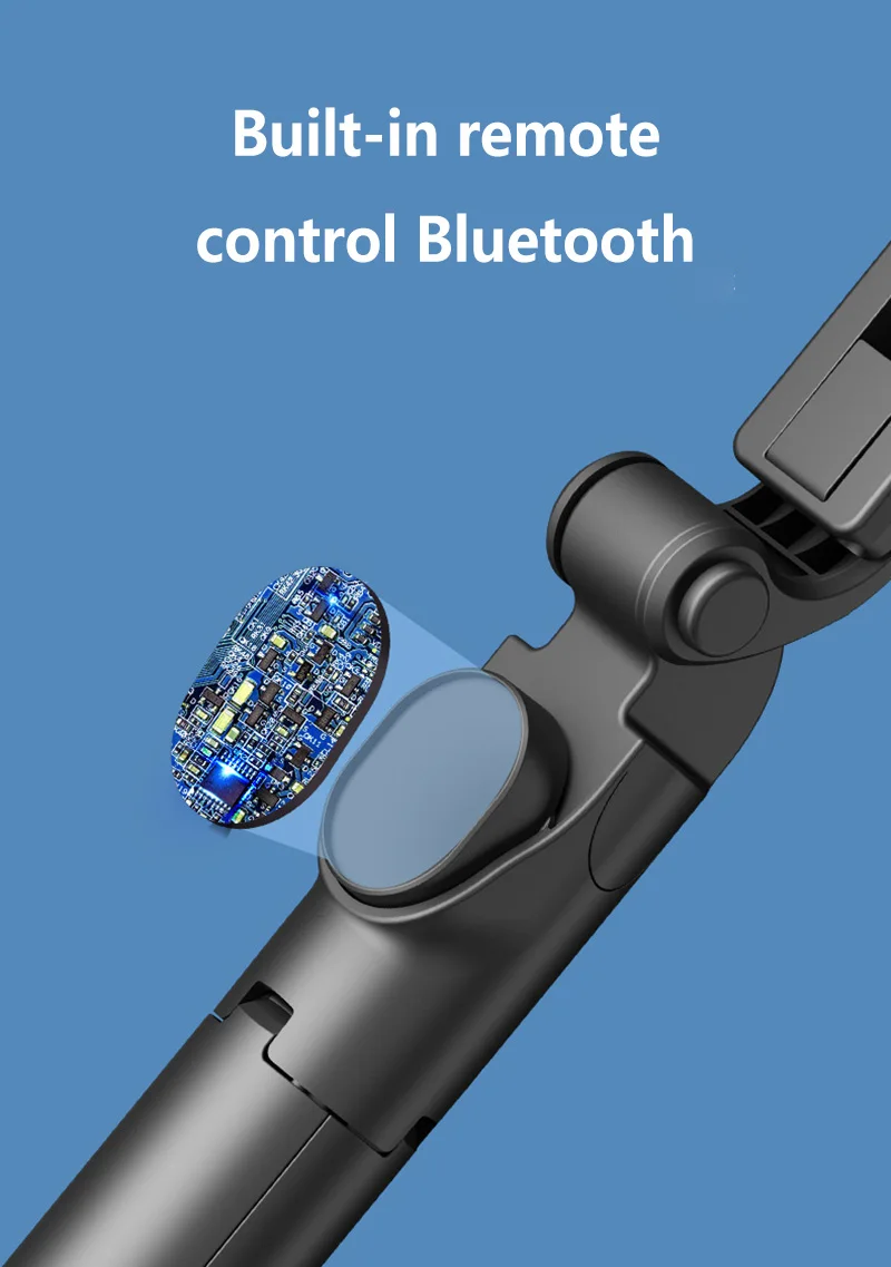 Bluetooth Selfie Stick Stativ Mit Handyhalterung Für Reisen_voghion.com