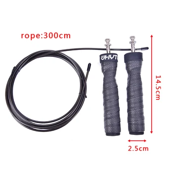 Crossfit Jump Rope Speed & Weighted Jump Ropes with Speed Cable Ball Bearings 3