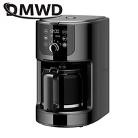Automatic Electric Coffee Maker Bean Grinder Mill Beans Grinding Machine Comercial Espresso Tea Boiler Drip Cafe American Pot EU 1