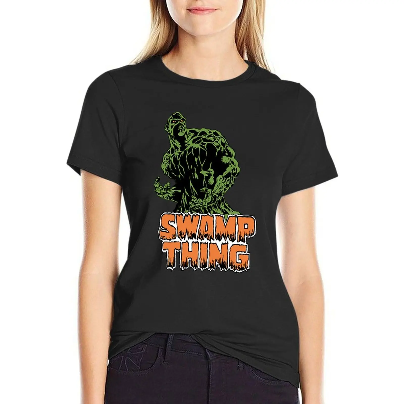 

S_wamp Thing T-shirt oversized funny Women's t-shirt