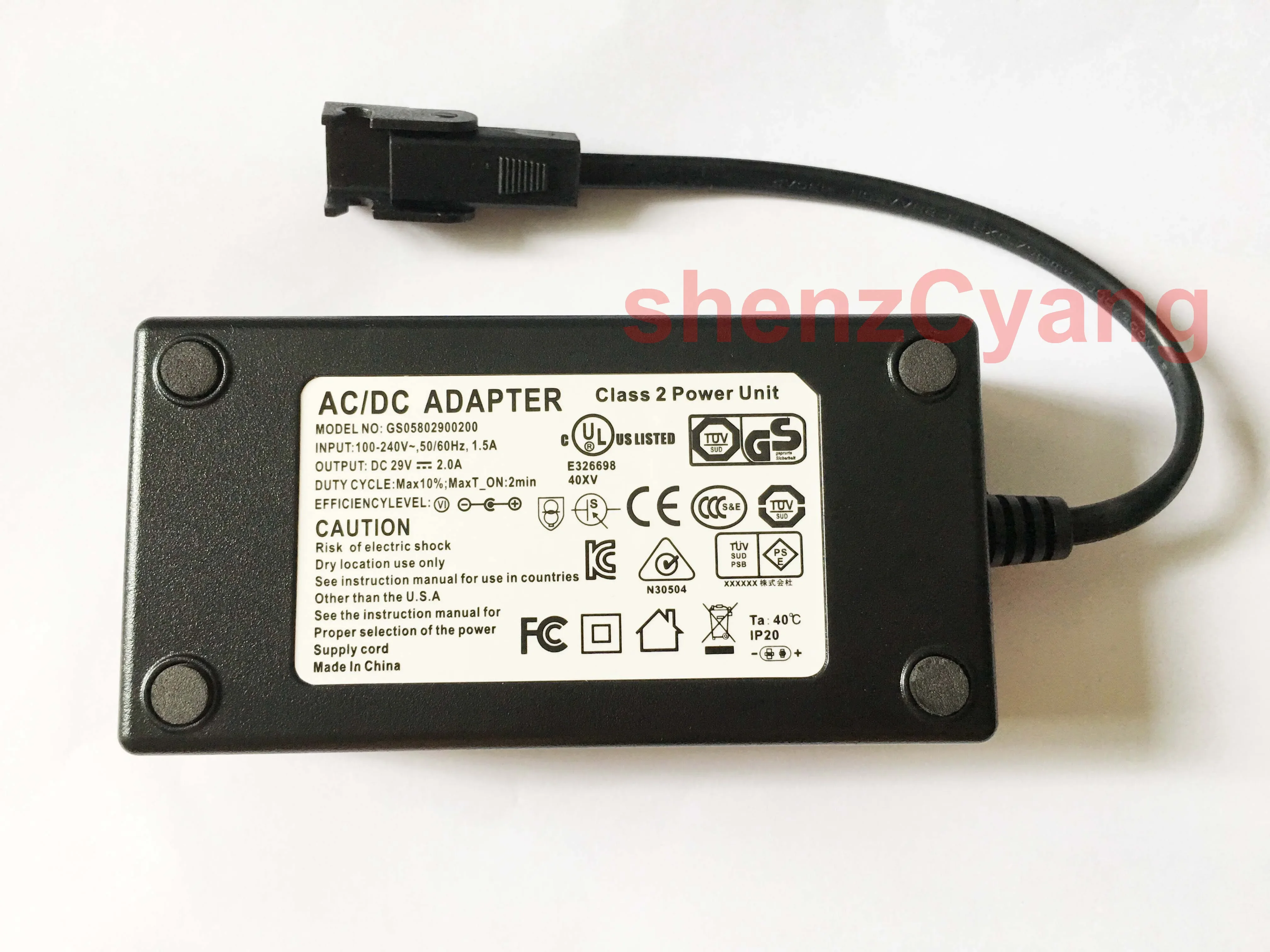 29V 2A 2000mA AC/DC Power Recliner Sofa Chair Adapter Transformer CE Certification Like OKIN Supply