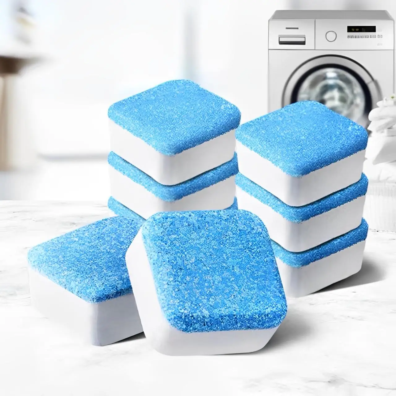 Customizable For Washing Cleaner Cleaning Capsule Detergent Laundry Effervescent Deep Stains Deodorant Machine 5/8/12 Pcs washing machine tablets,washing machine cleaner tablets,detergent tablets
