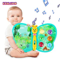 KENLUMO Interactive Musical Butterfly Toy for Toddlers,Animal Sounds&Game&Flash Light&Early Educational,1 Year Old Boy&Girl 12+M 1