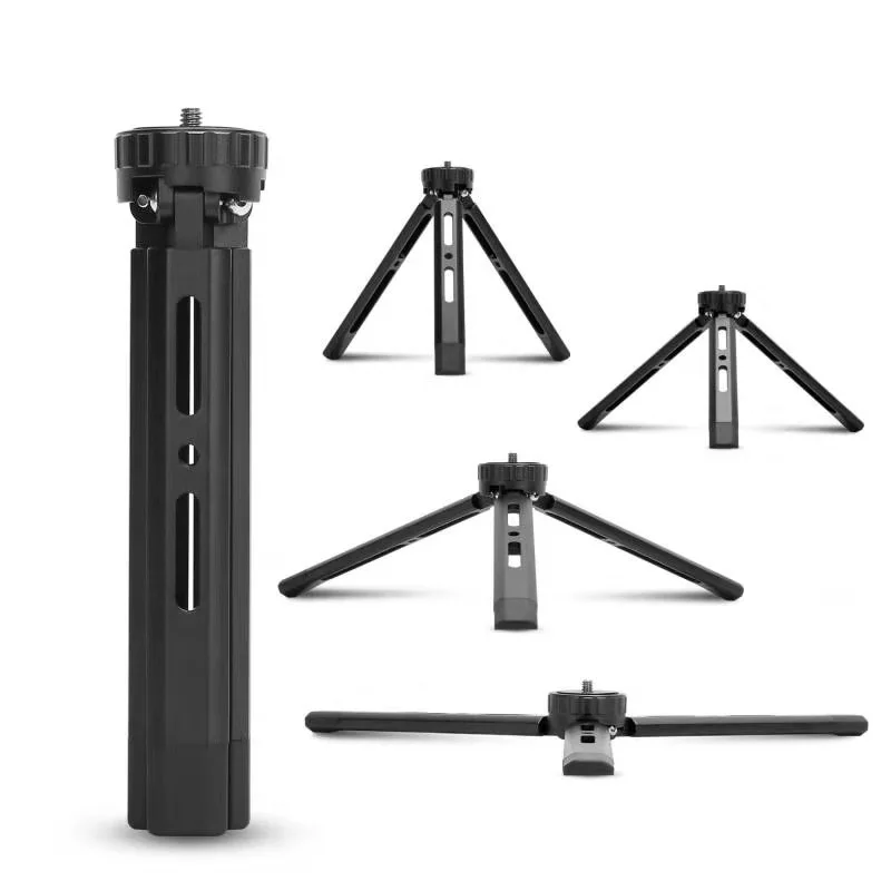 Description Picture 5 of itemPhotography Mini Metal Tripod Aluminum Alloy Desktop Stand Tripod with 1/4 inch Screw for DSLR ILDC Camera Camcorder Projector