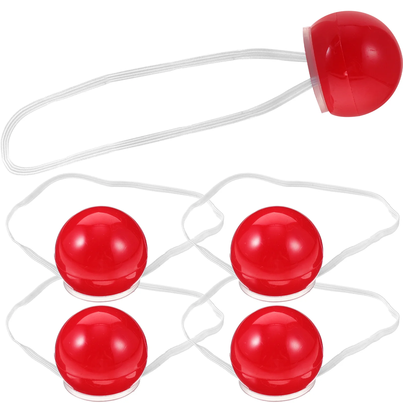 

5Pcs clown noses Clown Red Nose Clown Nose Glowing Red Nose Rubber Clown Nose Dress- Props Props Nose Clown Party red clown