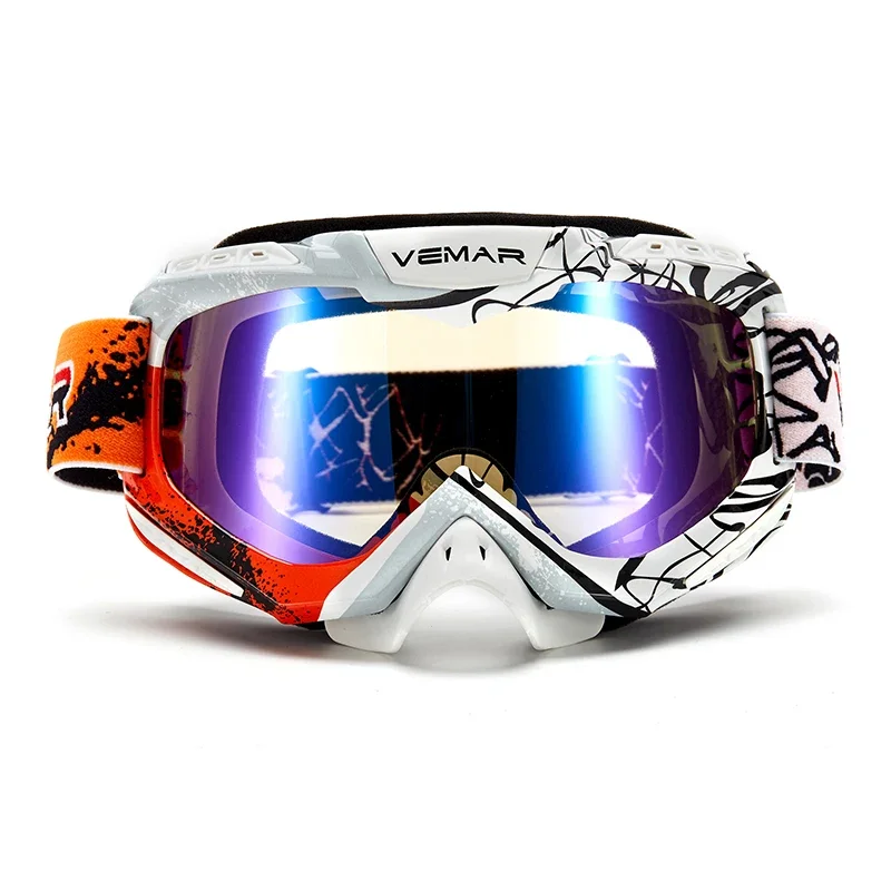 

VEMAR Outdoor Motorcycle Goggles Cycling MX Off-Road ski Sport ATV Dirt Racing Bike Glasses for Fox Motocross Goggles Google