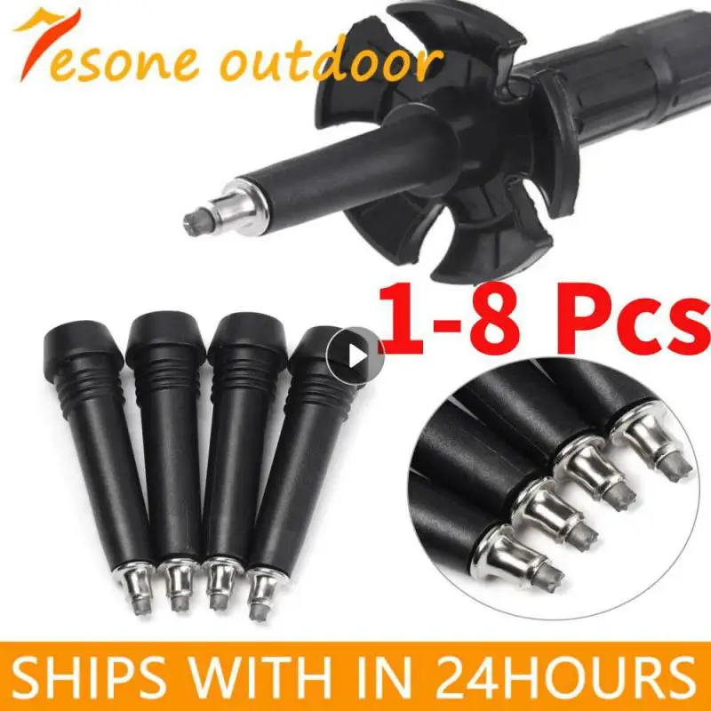4/3/2/1Pcs Tungsten Carbide Tip Trekking Pole Nordic Walk Stick Cane Climb Replacement Alpenstock Outdoor Walking Sticks Tool