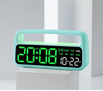 Digital LED Ambient Light Alarm Clock with Dual Alarms 14