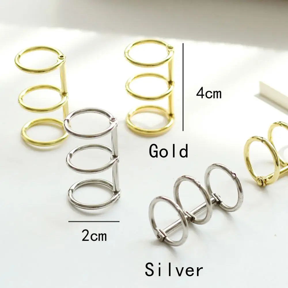 Loose Leaf Binder Clips Binder Clip 50 PCs/Set File Paper Fasteners Plastic Binding Clip Two-Hole Loose-leaf Binder File Folder Office Document Storage Supplies
