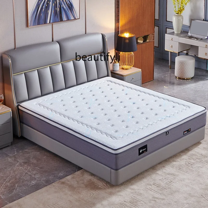 

Latex Mattress Individually Bagged Spring Simmons Mattress Moderate Soft and Hard Double Environmental Protection Mattress