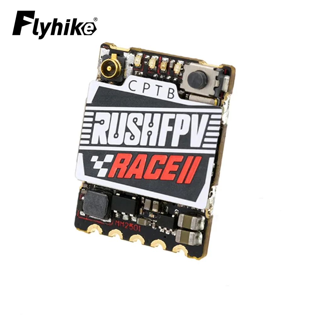 

RUSHFPV RUSH TANK RACE 2 RACE II 5.8G 48CH PitMode 25mW 100mW 200mW Max Adjustable SmartAudio FPV VTX 20X15mm for FPV Drones