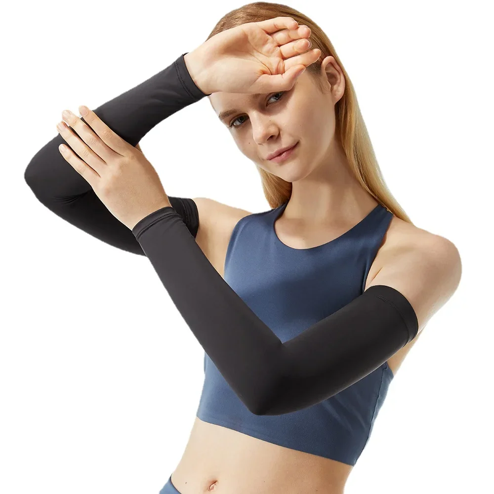 OhSunny Breathable Long Gloves Sleeves Women Touch Screen Sunscreen UV Protection Cuff Arm Protector for Driving Cycling