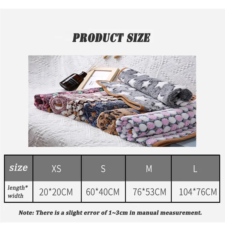 Title 3, Soft And Fluffy Pet Dog Blanket Cute Star Print...