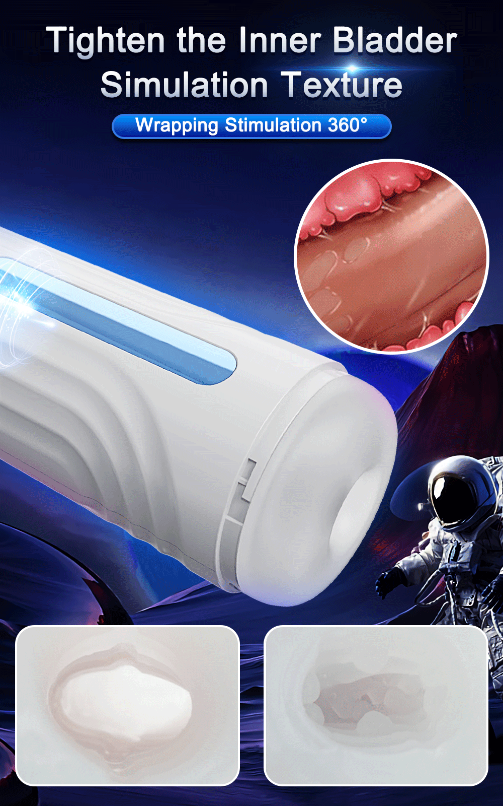 Automatic Telescopic Vibrating Male Masturbator Cup For Men_voghion.com