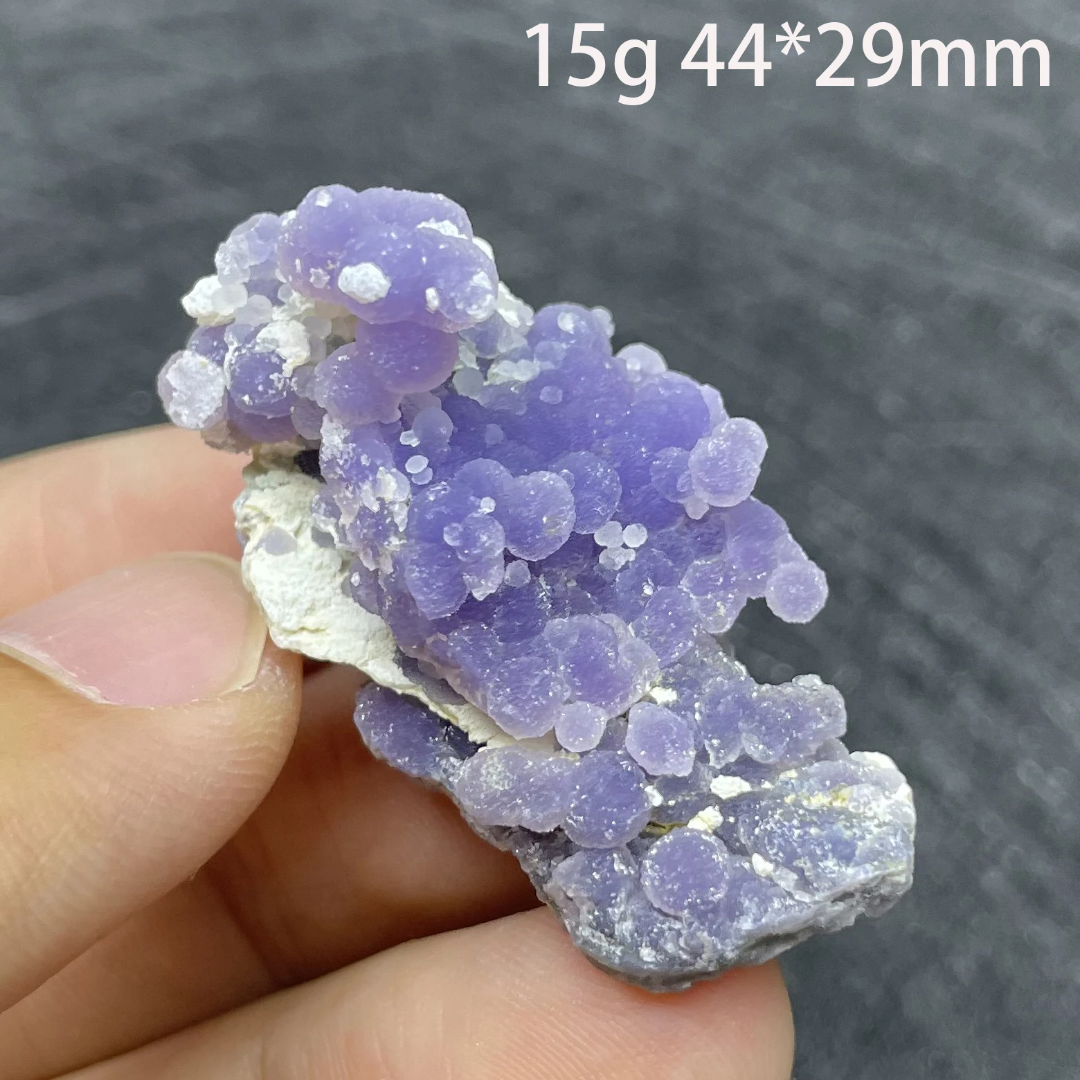 Natural Stone The Grape Agate Geode Crystal Mineral Specimen Quartz Cluster Raw Rock Decoration Rough Polished Healing Gift 4