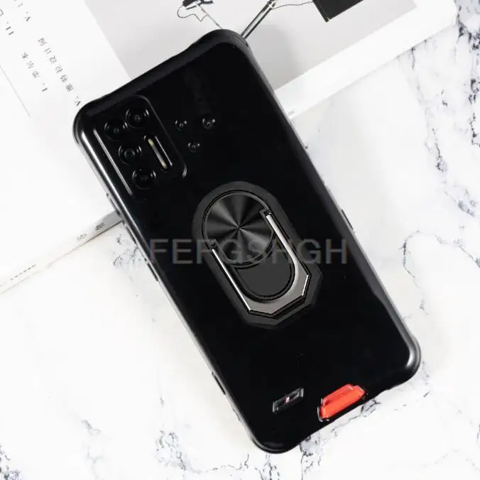 S803ec72c09054fc4927908442fd3e568z For Umidigi Bison GT Pro Back Case Finger Ring Soft TPU Silicone Case For Umidigi Bison X10S X10G NFC X10 Pro X10Pro Phone Cover