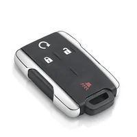 KEYYOU 4ปุ่มสมาร์ทรีโมทคีย์สำหรับ Chevrolet Silverado Colorado GMC Sierra 2014-2106 2017 2018 4