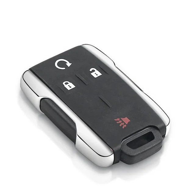 KEYYOU 4ปุ่มสมาร์ทรีโมทคีย์สำหรับ Chevrolet Silverado Colorado GMC Sierra 2014-2106 2017 2018 4