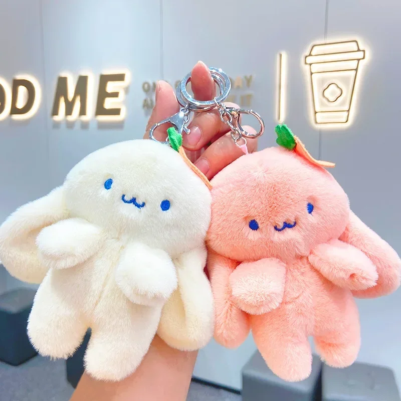 

Cute Rabbit Plush Keychains Cartoon Stuffed Animals Plush Doll Radish Pendant Plushie Girls Doll Toys Kids Gifts