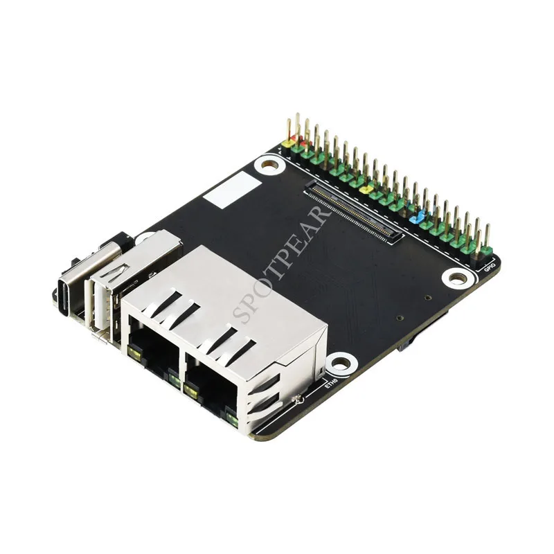 Raspberry pi Módulo de Computação Eth Duplo Mini Placa de Roteador de Código Aberto para Cm4 io Placa - Imagem 4