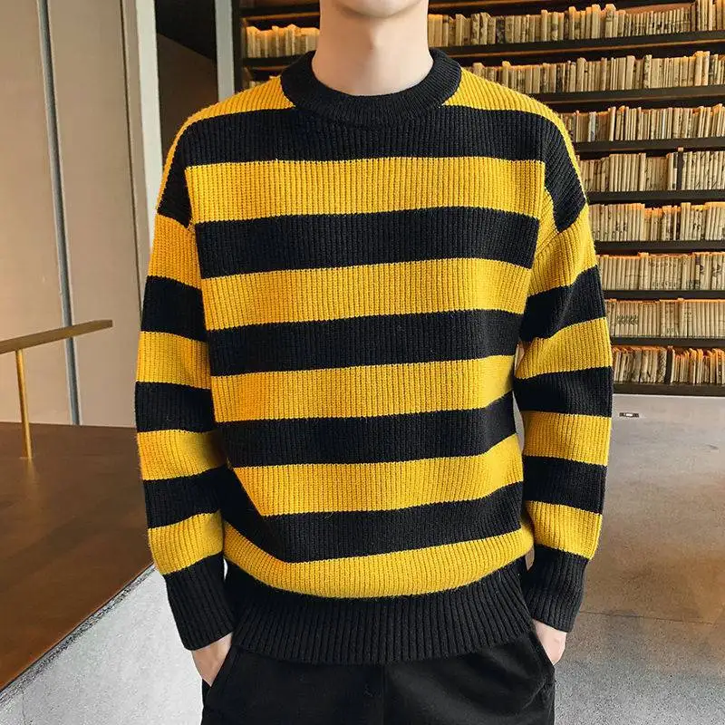 Knitted Sweater Men Women Korean 