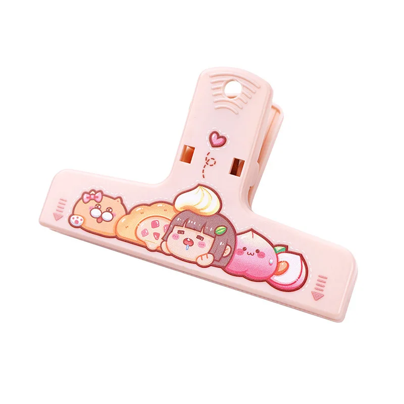 Paper Binder Book Clips Cute Cartoon Office Supplies