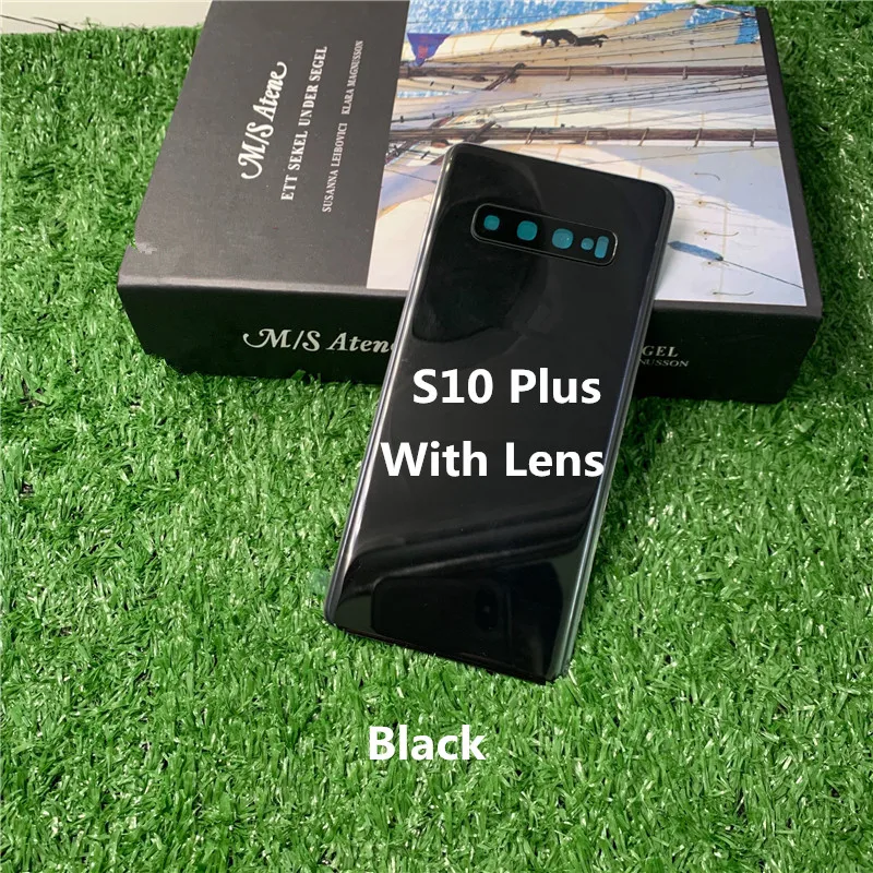 S10+ Housing For Samsung Galaxy S10 Plus G975 6.4" Glass Battery Back Cover Repair Replace Door Rear Case + Camera Lens S803eedc7d07a4840a62ec567a5a12d58J