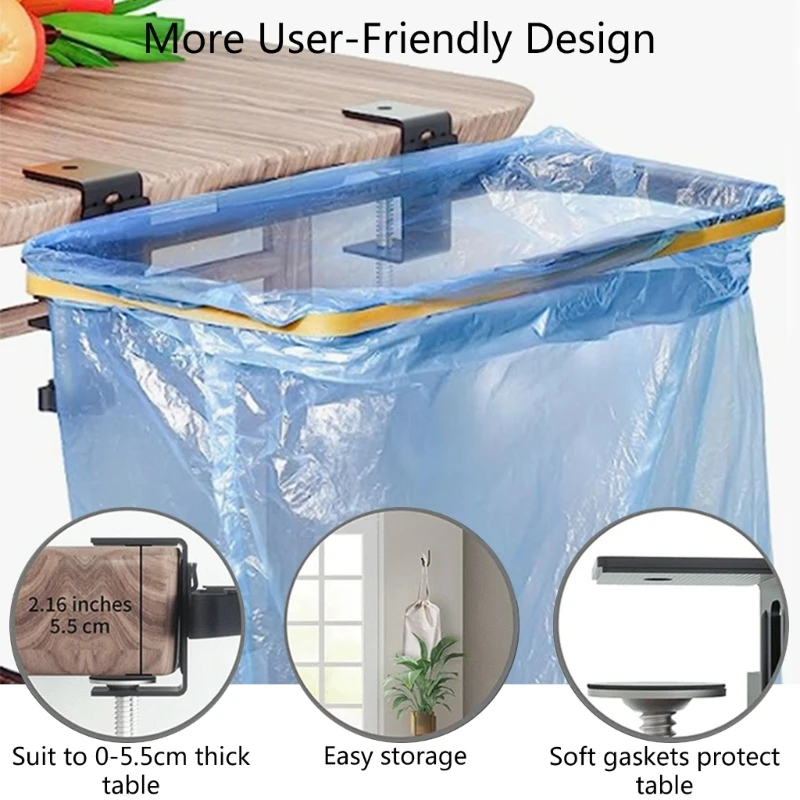

Outdoor Camping Trash Bag Holder Metal Garbage Bag Hanging Storage Rack