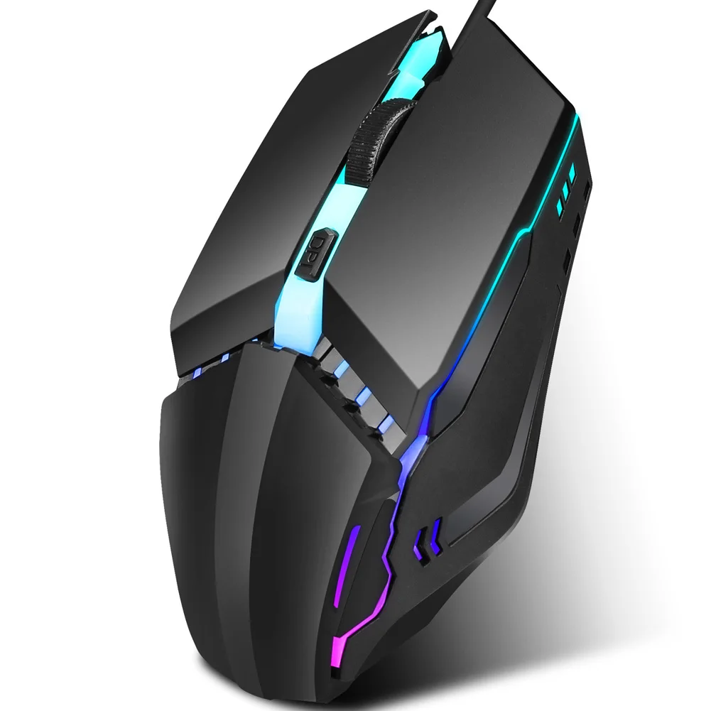 

Wired Computer Mouse With Easy Click for Office and Home 1600DPI Backlight Ergonomic Mouse Gaming Mice For Laptop PC Desktop