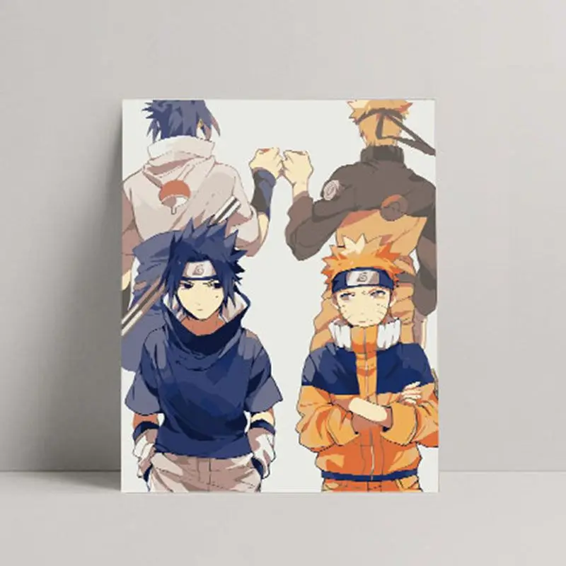 Pintura A Óleo Digital Japonês Clássico Anime Naruto Kakashi DIY Pintados À  Mão Canvas Por Números Para Pintar Decoração Para Casa Presentes -  AliExpress