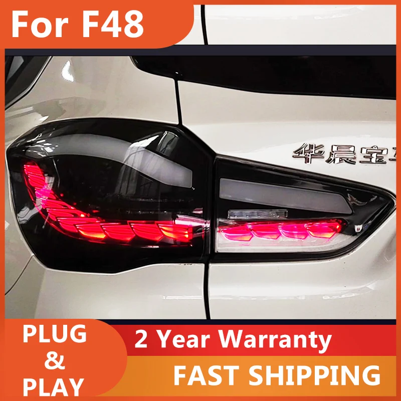 

Tail Lamp Car Accessories for BMW X1 Tail Light 2016-2021 F48 Taillights F49 LED DRL Dynamic Turn Signal Fog Brake Reverse