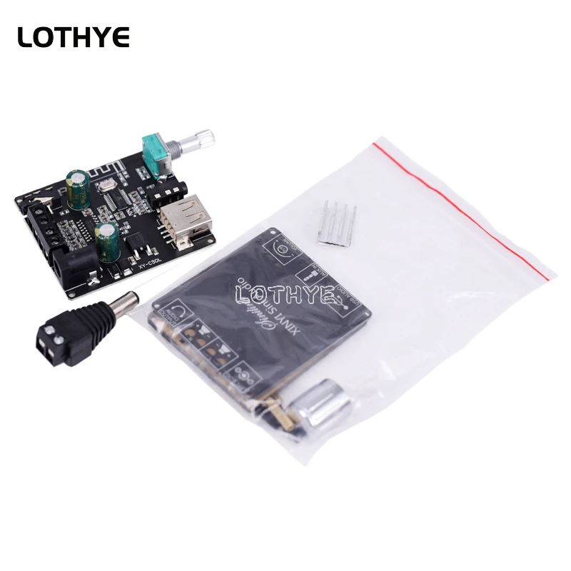 Audio TPA3116 Digital Bluetooth 5.0 Wireless Power amplifier Stereo board 50Wx2 Bluetooth Amp Amplificador 3.5MM USB APP C50H