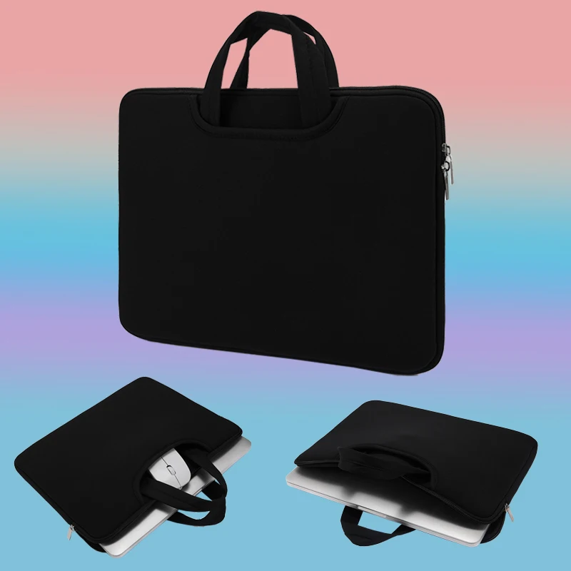 Computer Bag 16 Inch and 17 Inch Front Pocket Hold Power Mouse Large Space Laptop Handbag Lightweight