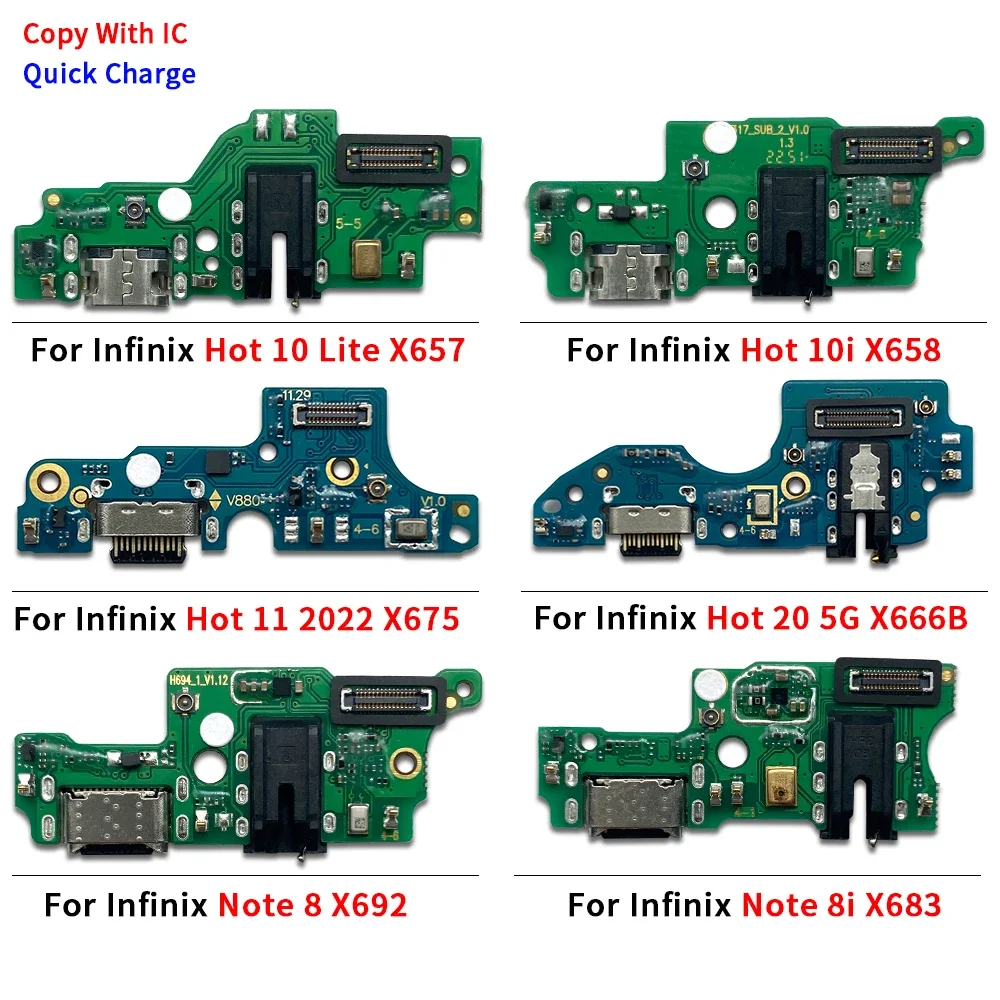 Porta Di Ricarica Con Microfono Per Infinix Hot 9 Play E Hot 10 Play – PCB Ricambio