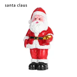 Festive Holiday Miniature Figurine Set - Christmas Tree, Santa, Snowman, and Bear (Santa claus)