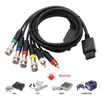 AV RCA BNC RGB Cable for N64 SNES NGC Cable for Console Video Audio Cord AV Composite Cable for Bitfunx Strong Signal Cable - Image 4
