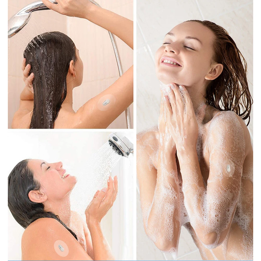 10/20/30Pcs Shower Waterproof Patch Continuous Glucose Monitor Protection Easy To Use Pre-Cut Adhesive Tape Fit for Dexcom G6