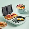 Breakfast Machine Sandwich Household Small Auto Power Off Non-stick Coating Kitchen Cooking Multifunctional Hot Press Toaster 2