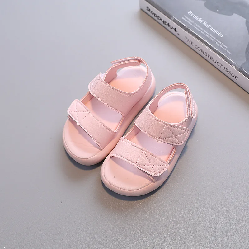 Baby shoes kids shoes children sandals kids sandals beach shoes Summer children sandals Cute pure color Baby beach shoes Beautiful yellow open toe Girls sandals Breathable barefoot boys sandal