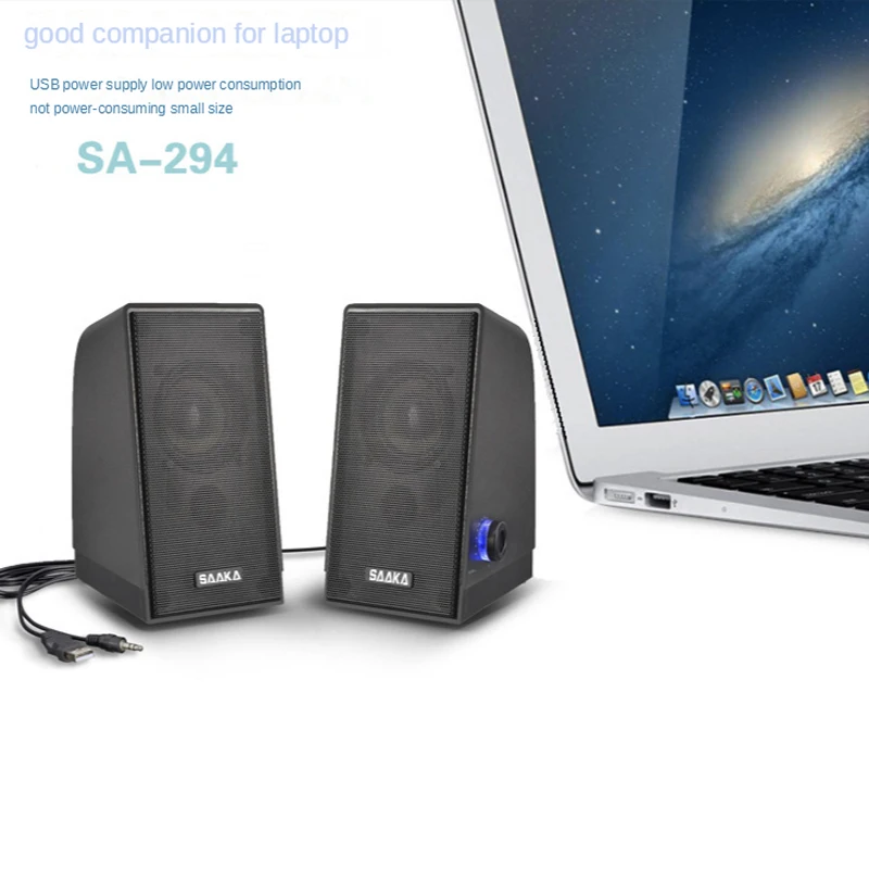 

Laptop Mobile USB Universal Multimedia Mini 2.0 Small Audio Convenient Type Speaker Double