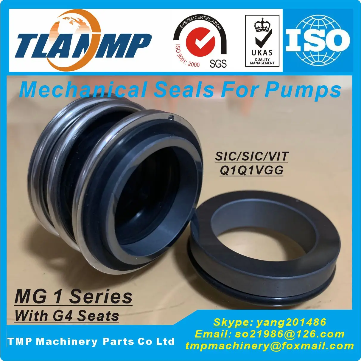 MG1/14/15/16/18/20/25/28/30/33/35/38/40/45/48/50/55/60/65/70/75/80-G4 TLANMP Mechanical Seals G4 seats o ring seal set rubber seal ring