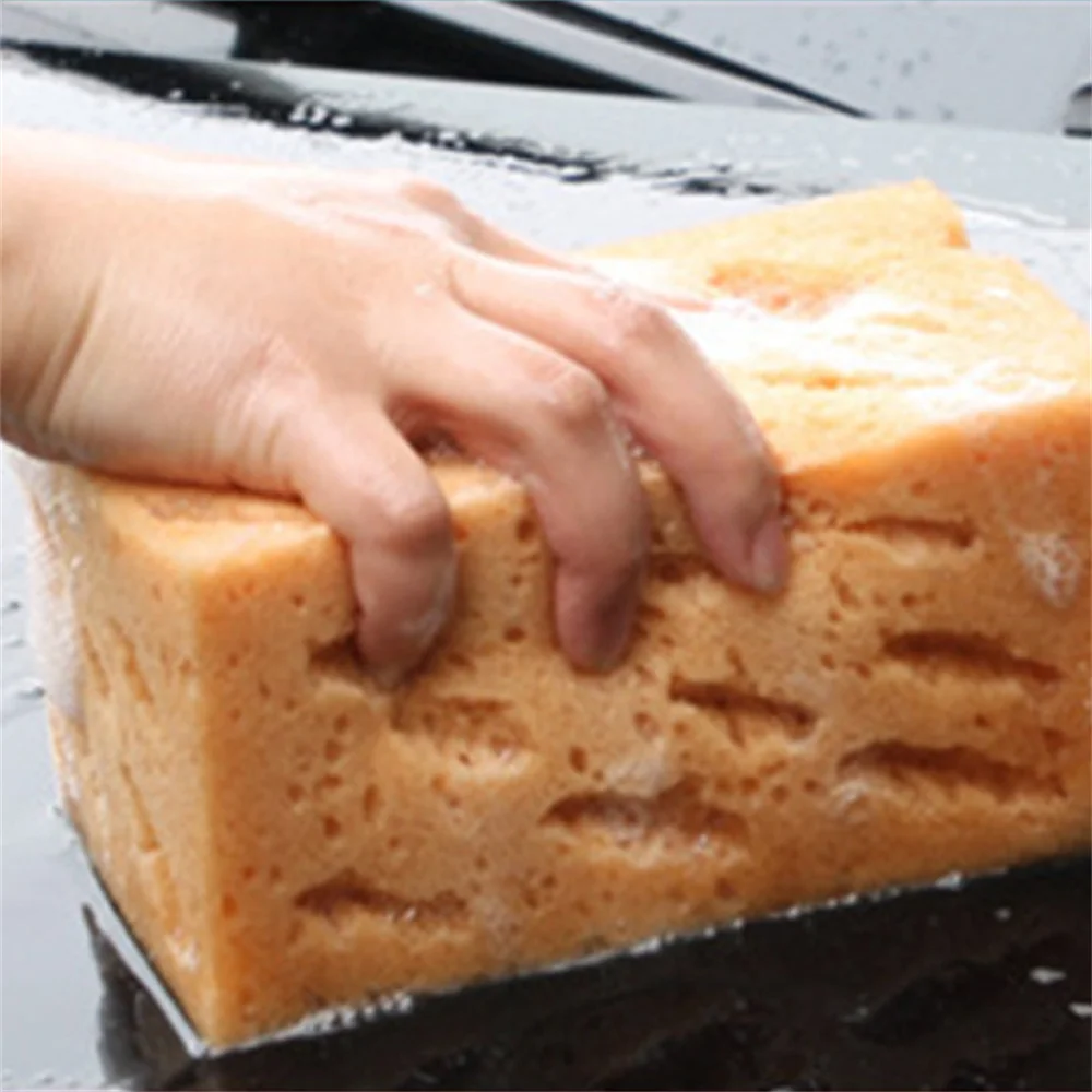 

Car Wash Sponge Block Car Motorcycle Cleaning Supplies Large Size Honeycomb Sponge Brush Dusting Car Cleaning Tool