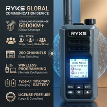 라이선스 불필요 4G Poc 인터콤 5000km 글로벌 4G 무전기 커버리지 Xin Poc 플랫폼 타입-C 충전식 창고 직원용