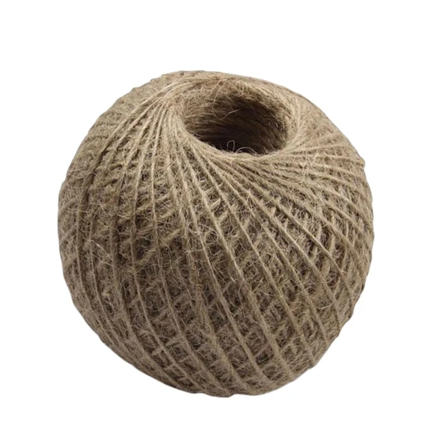 Hemp Rope Strong Multipurpose Jute Burlap Hemp Crafts Gift Twine for Packing