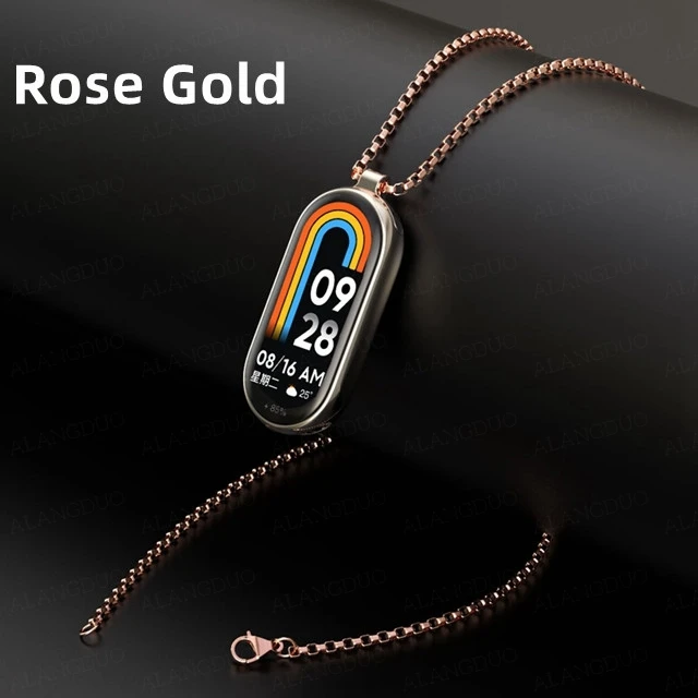 Pendant Necklace For Xiaomi Mi Band 8 Watch Neck Decoration Strap