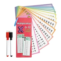 Children Multiplication 1-12 Table Flashcards Maths Fact Skill Improve Arithmetic Learning Tools for Kindergarten Primary School 1